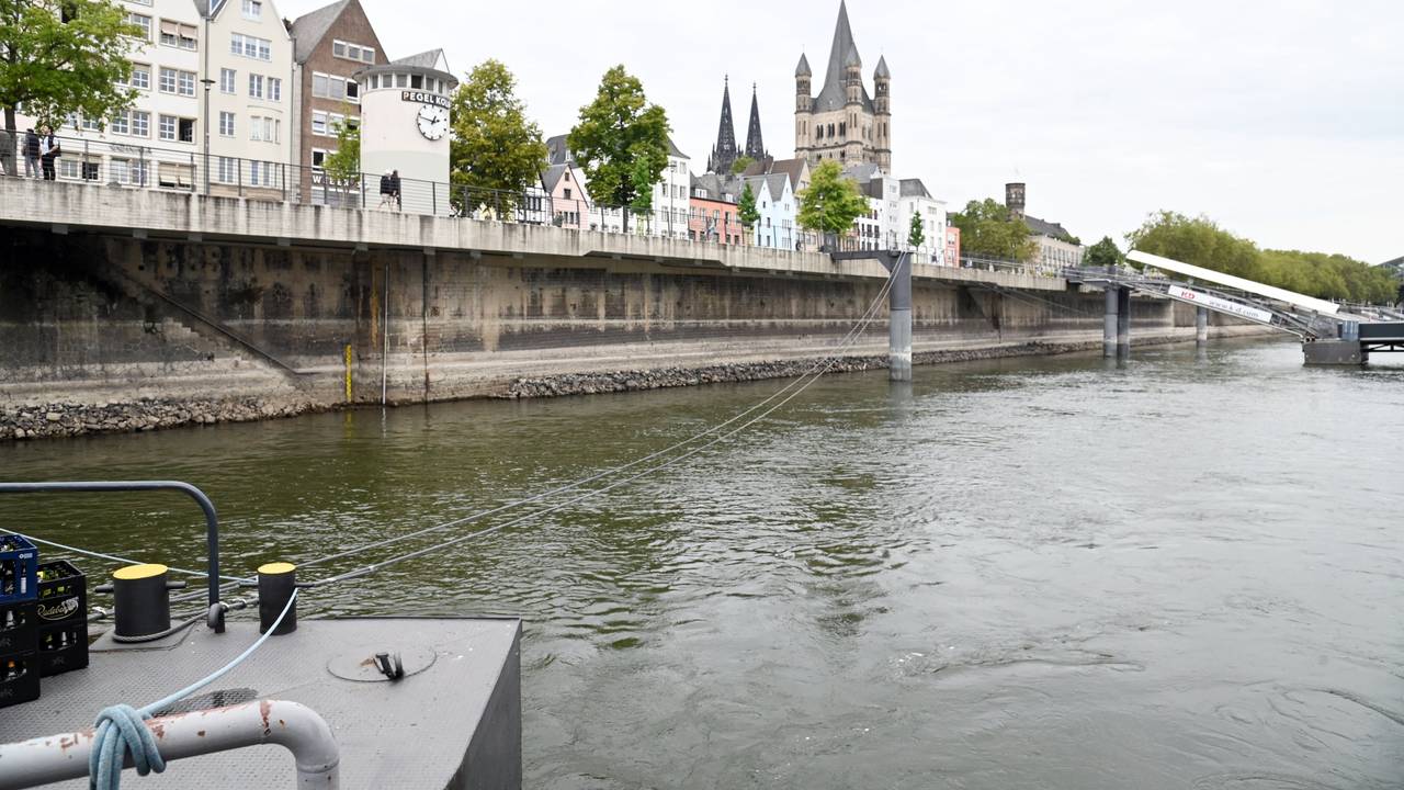 Keine Schiffe, keine Einnahmen. Weil der Rhein so wenig Wasser führt, bleiben Kreuzfahrttouristen aus.