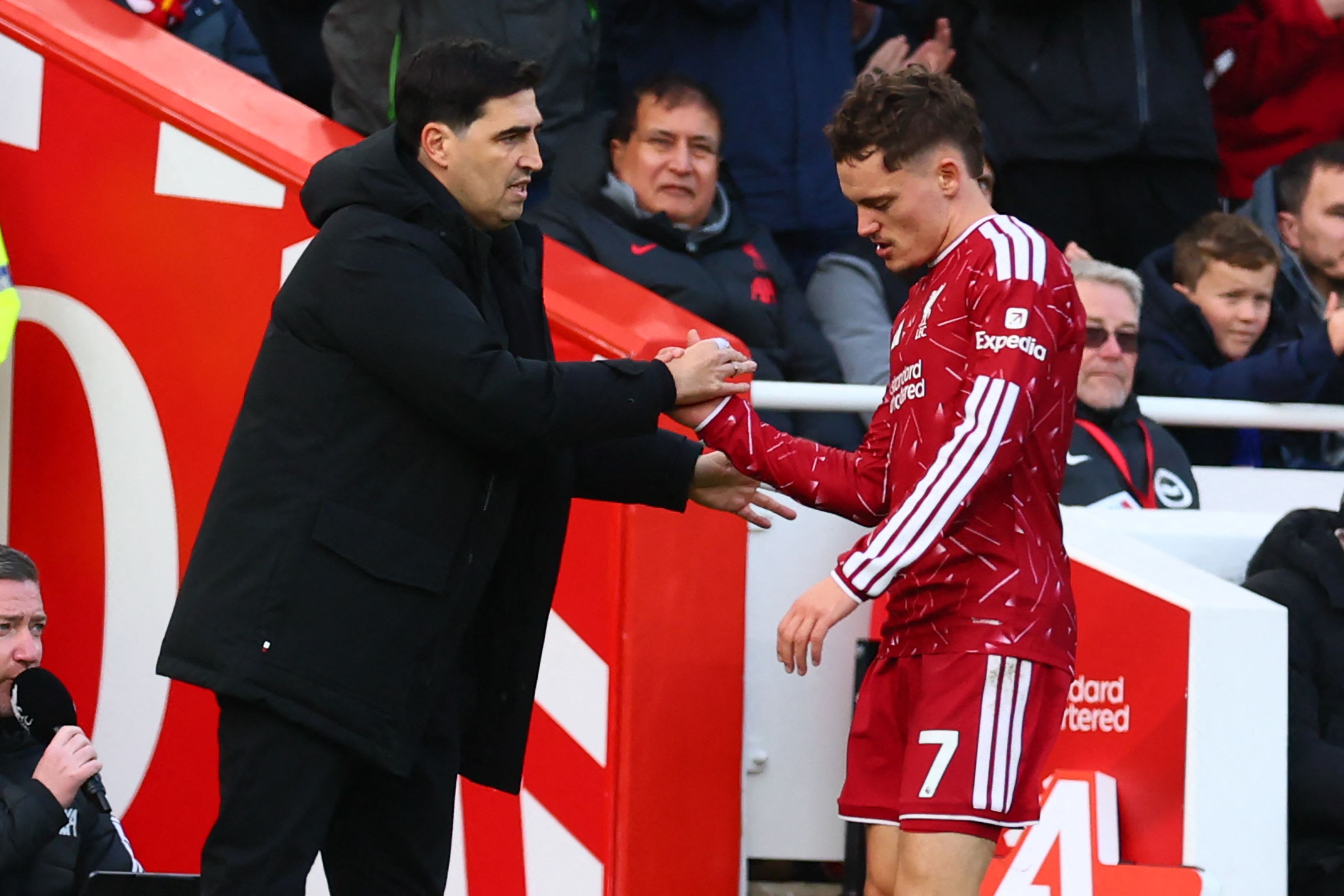 Florian Wirtz bei seiner Auswechslung.