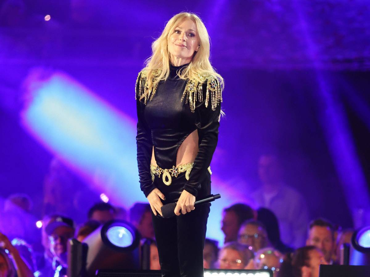 Sängerin Michelle beim Schlagerbooom Open Air 2026 in Kitzbühel.