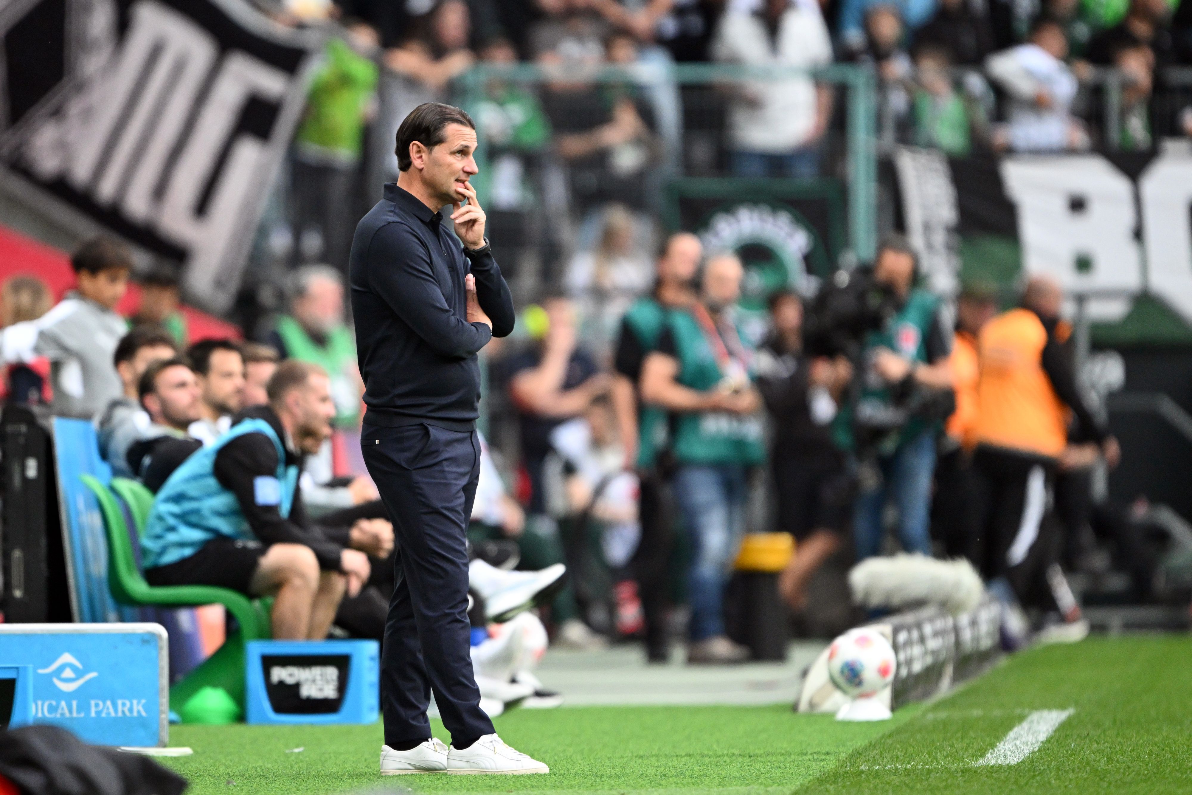 Trainer Gerardo Seoane an der Seitenlinie