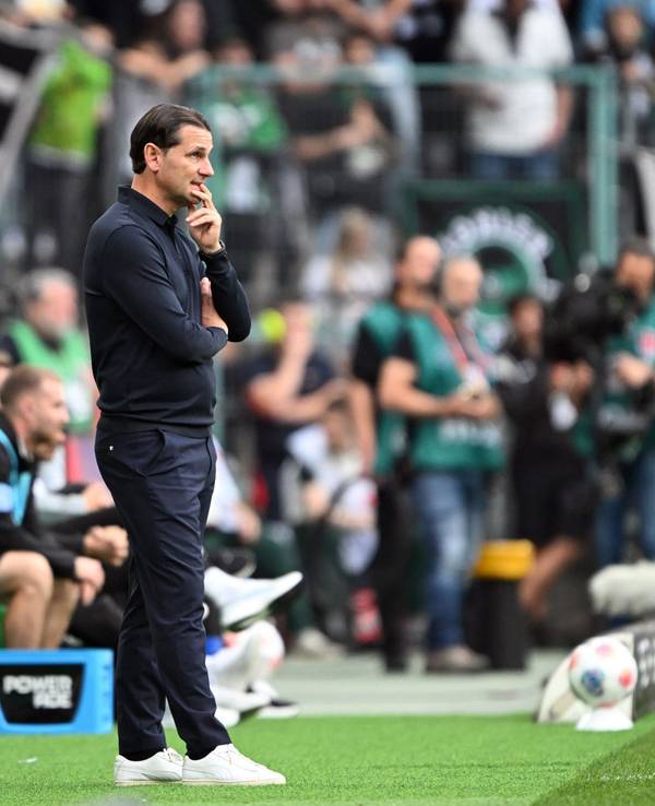 Trainer Gerardo Seoane an der Seitenlinie