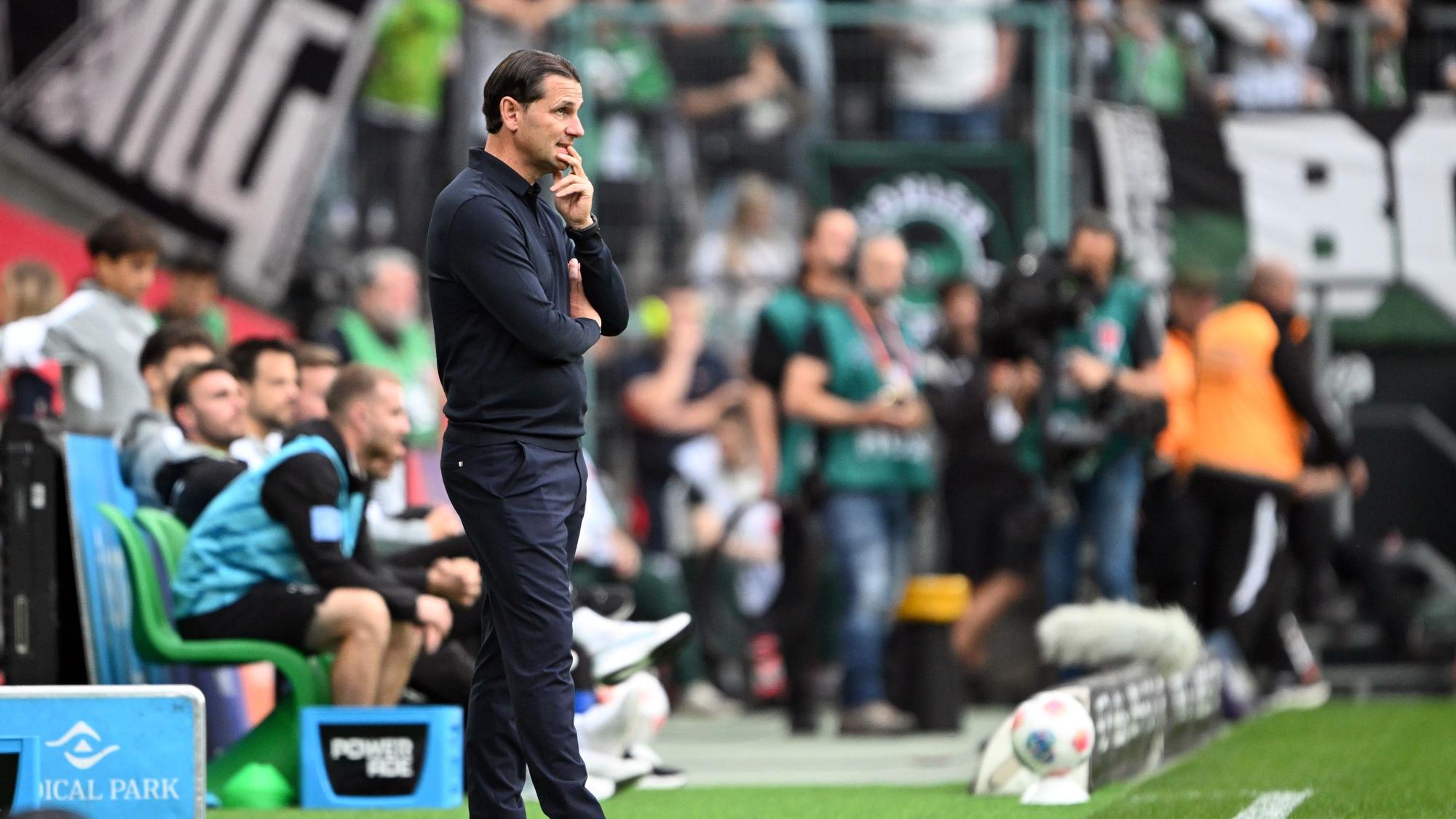 Trainer Gerardo Seoane an der Seitenlinie