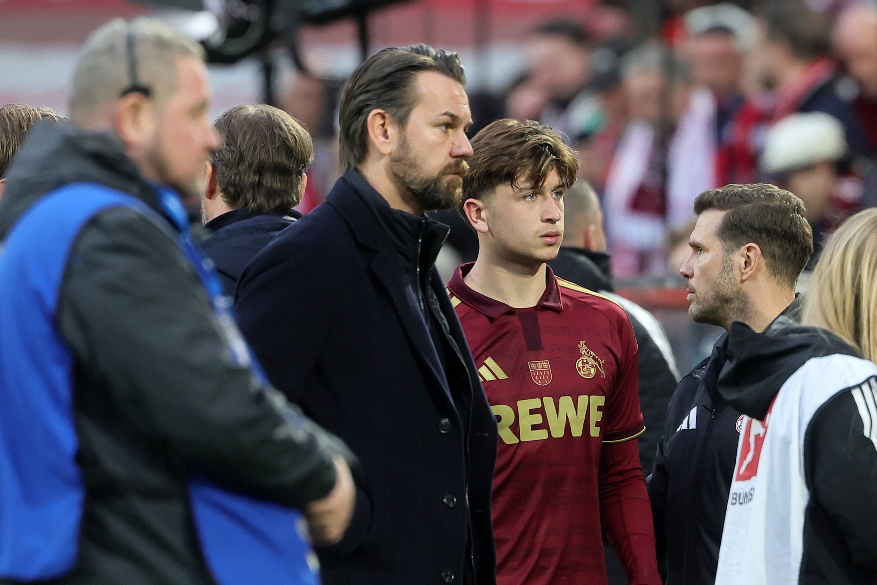 Thomas Kessler und Mikey Moore mit enttäuschter Miene.