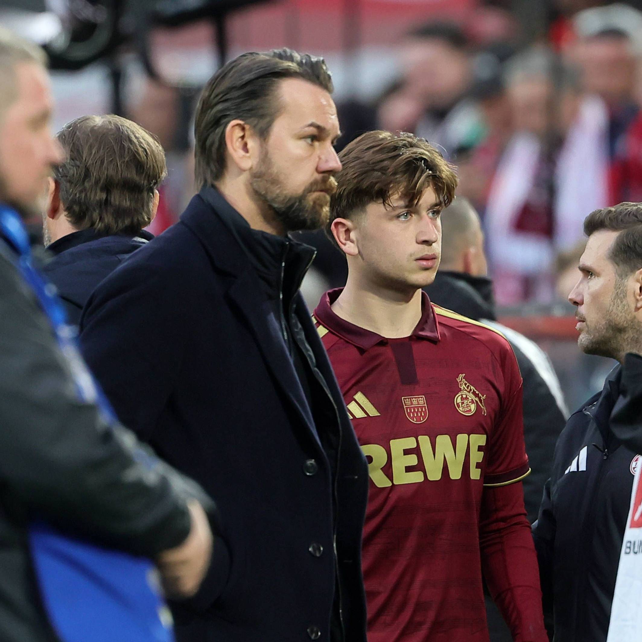 Thomas Kessler und Mikey Moore mit enttäuschter Miene.