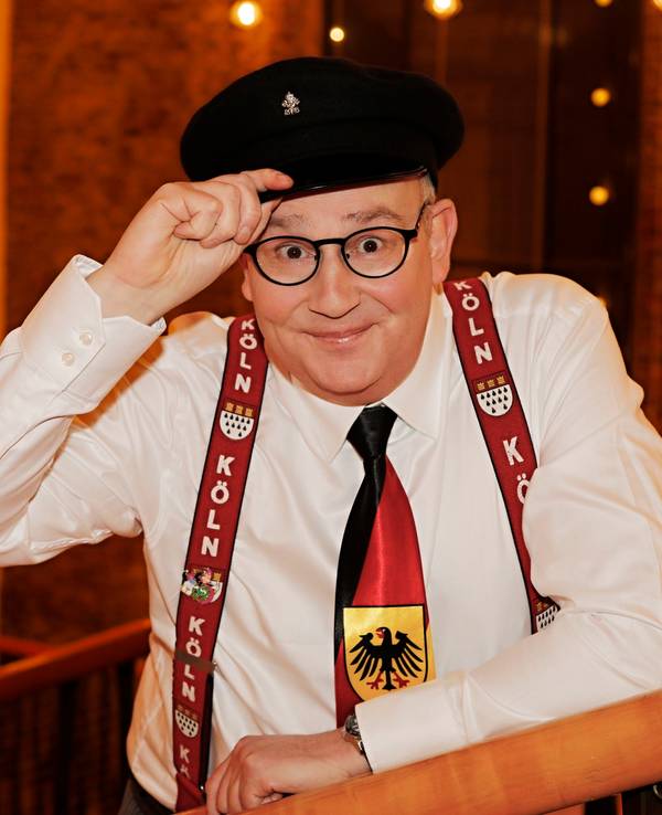 Jens Singer als „Dä Schofför des Kanzlers“.