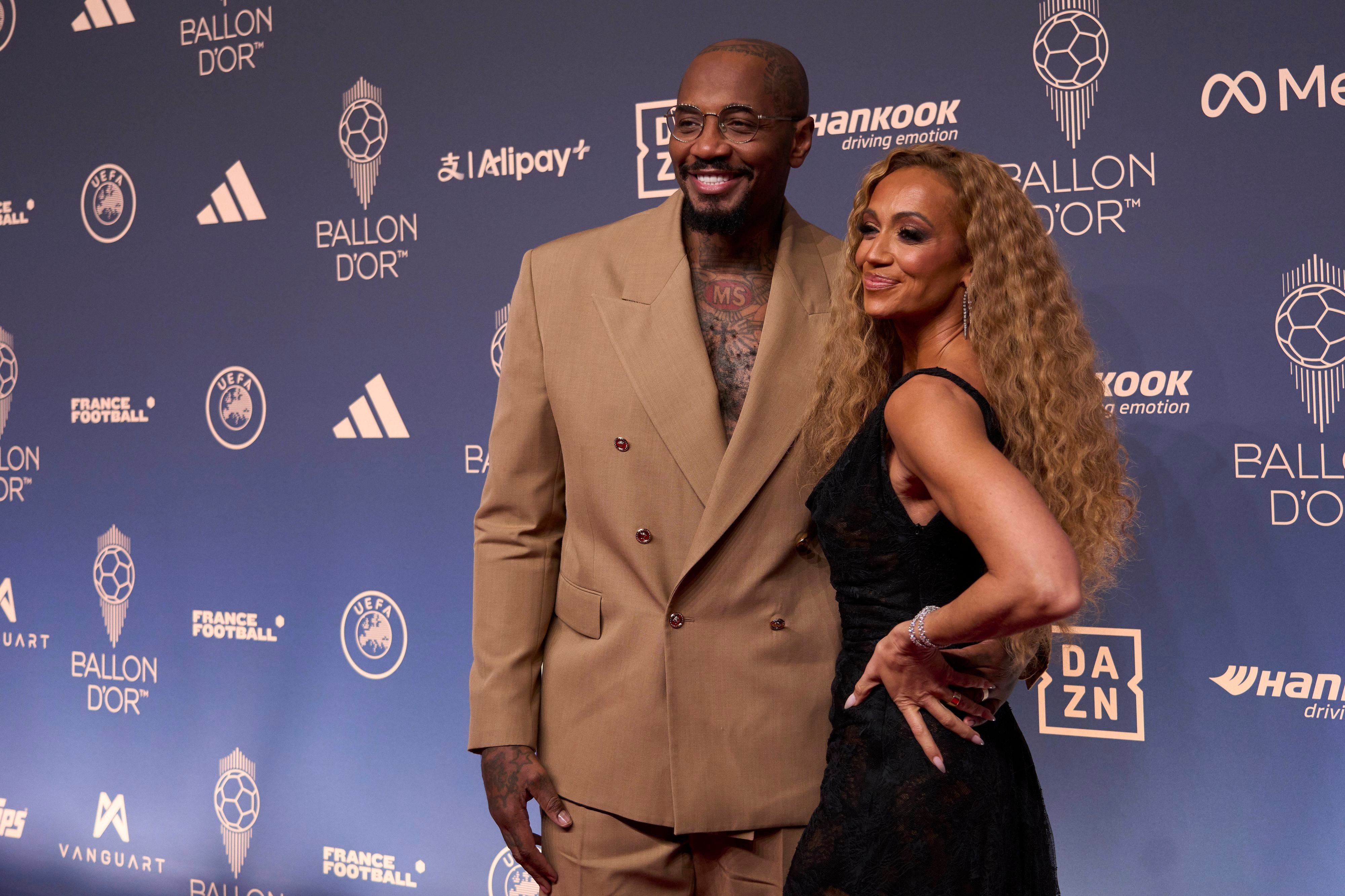 Kate Scott erschien zur Ballon d'Or-Gala mit ihrem Ehemann Malik Scott.