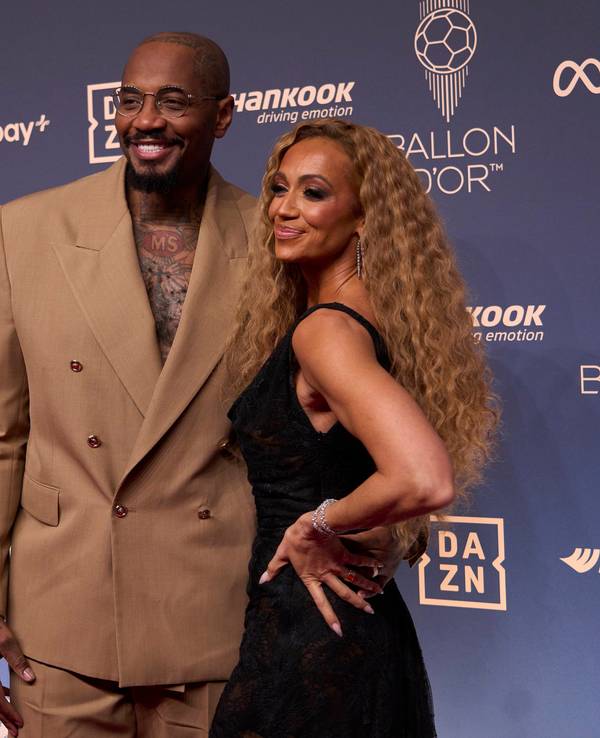 Kate Scott erschien zur Ballon d'Or-Gala mit ihrem Ehemann Malik Scott.