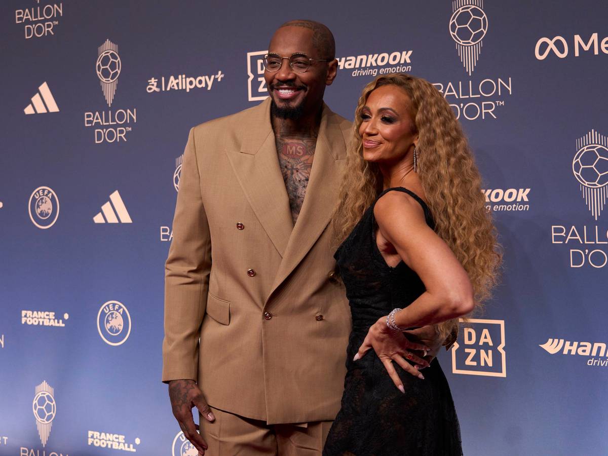 Kate Scott erschien zur Ballon d'Or-Gala mit ihrem Ehemann Malik Scott.