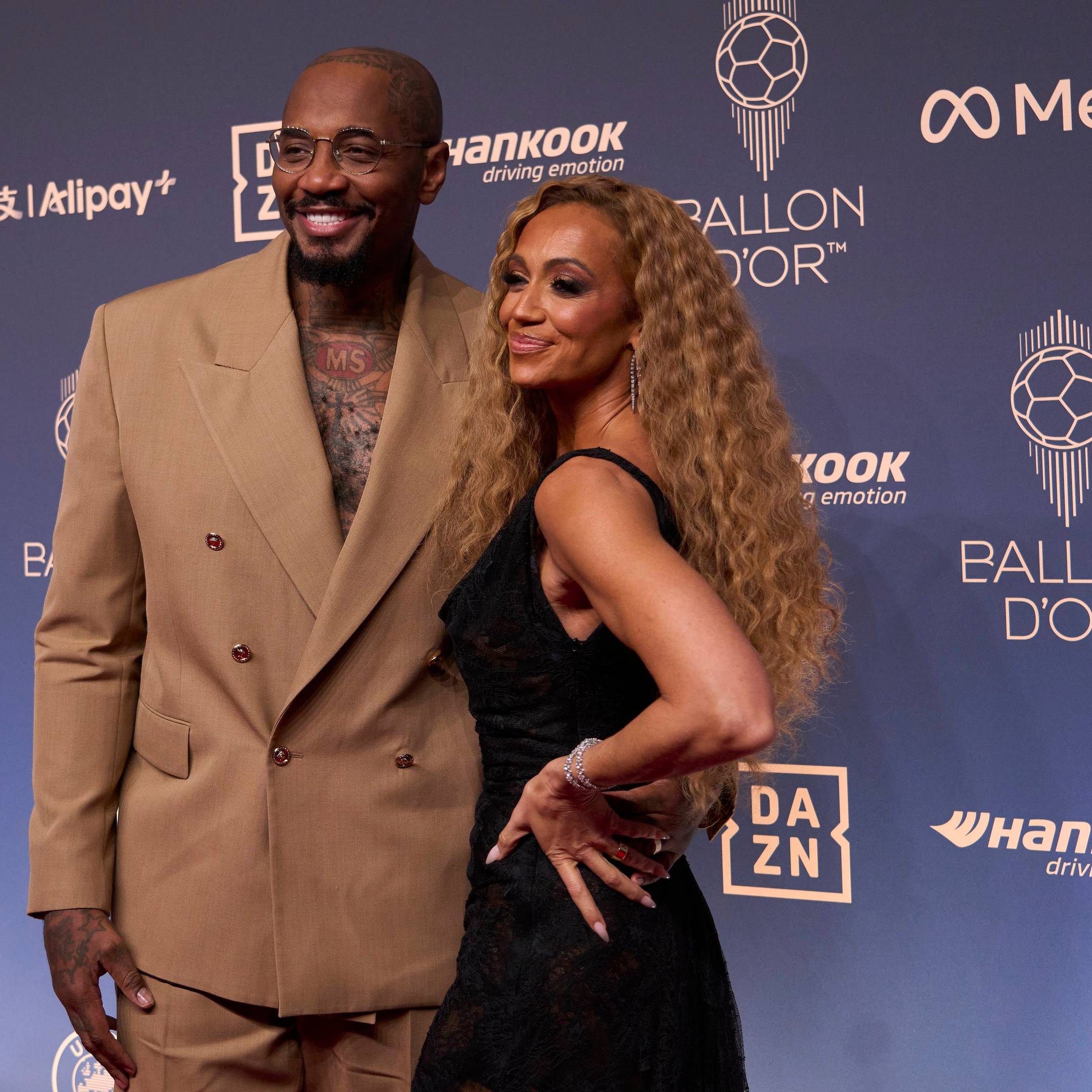Kate Scott erschien zur Ballon d'Or-Gala mit ihrem Ehemann Malik Scott.