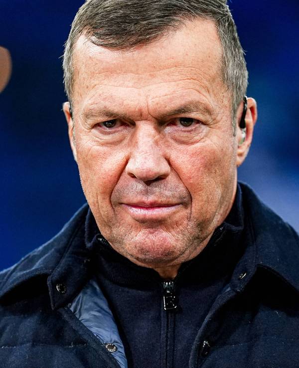 Lothar Matthäus mit ernstem Blick.