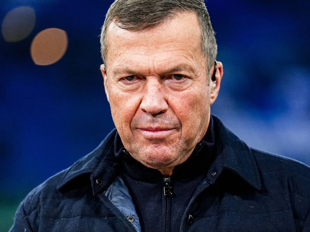 Lothar Matthäus mit ernstem Blick.