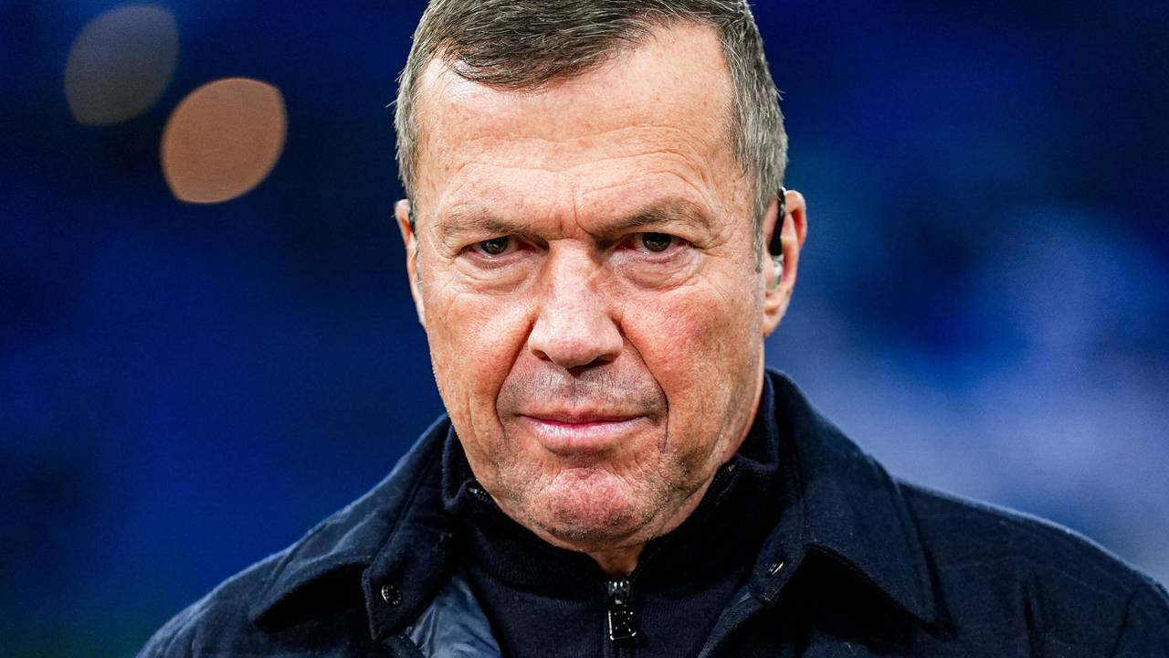Lothar Matthäus mit ernstem Blick.