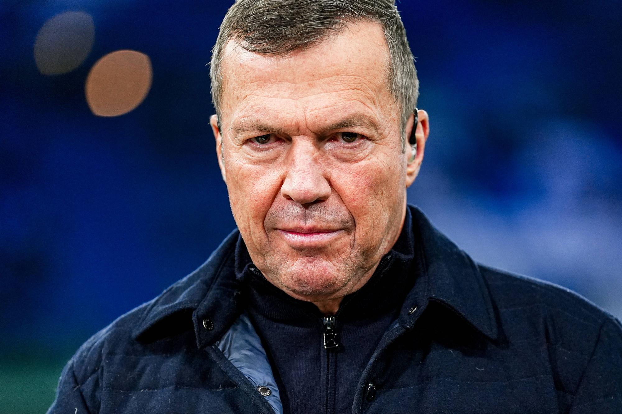 Lothar Matthäus mit ernstem Blick.