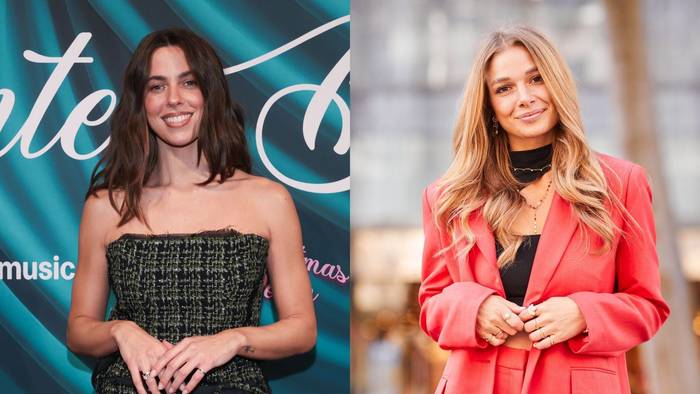 In ihrem Podcast „Schön laut“ sprechen Lola Weippert (rechts) und Vanessa Mai darüber, welchen ungewöhnlichen Pakt sie geschlossen haben. (Bild: Getty Images (Collage))