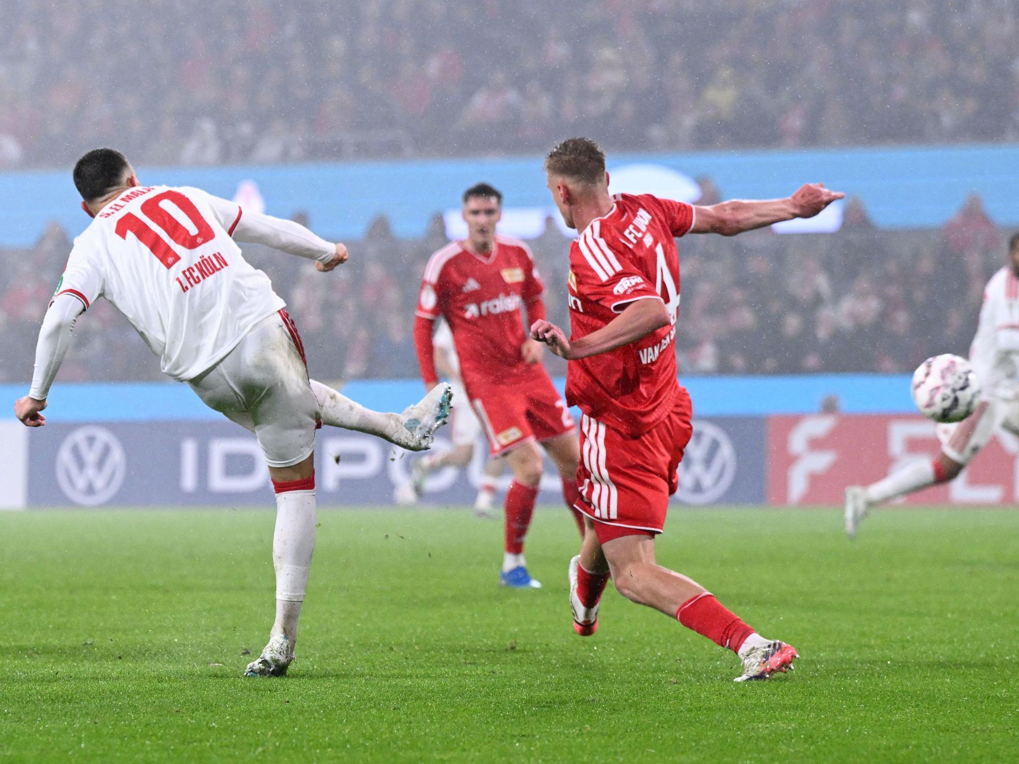 Said El Mala trifft mit links zum 3:0 gegen Union.