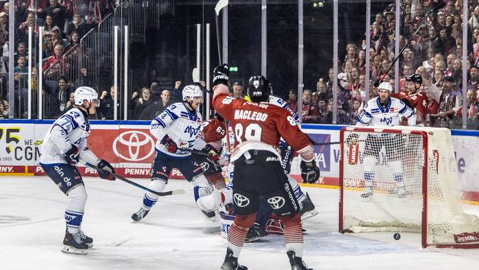 Tor für die Kölner Haie in der DEL.