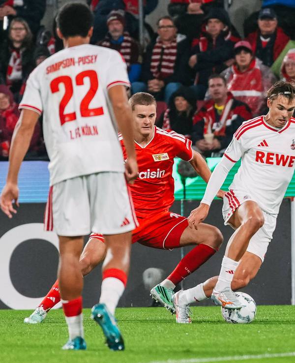 Joel Schmied im Spiel gegen Union Berlin.