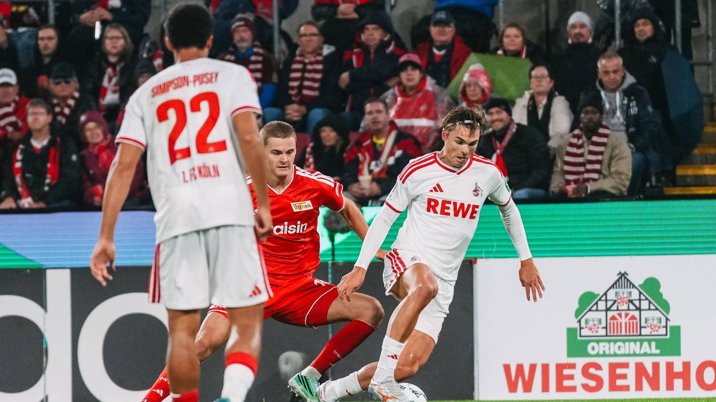 Joel Schmied im Spiel gegen Union Berlin.