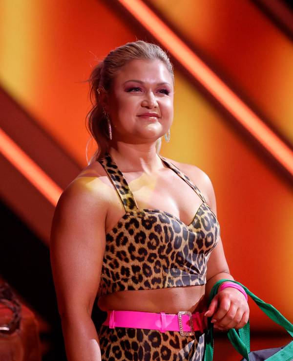 Fitness-Bloggerin Sophia Thiel bei der RTL-Show Let' Dance.
