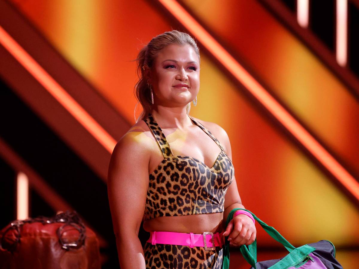 Fitness-Bloggerin Sophia Thiel bei der RTL-Show Let' Dance.