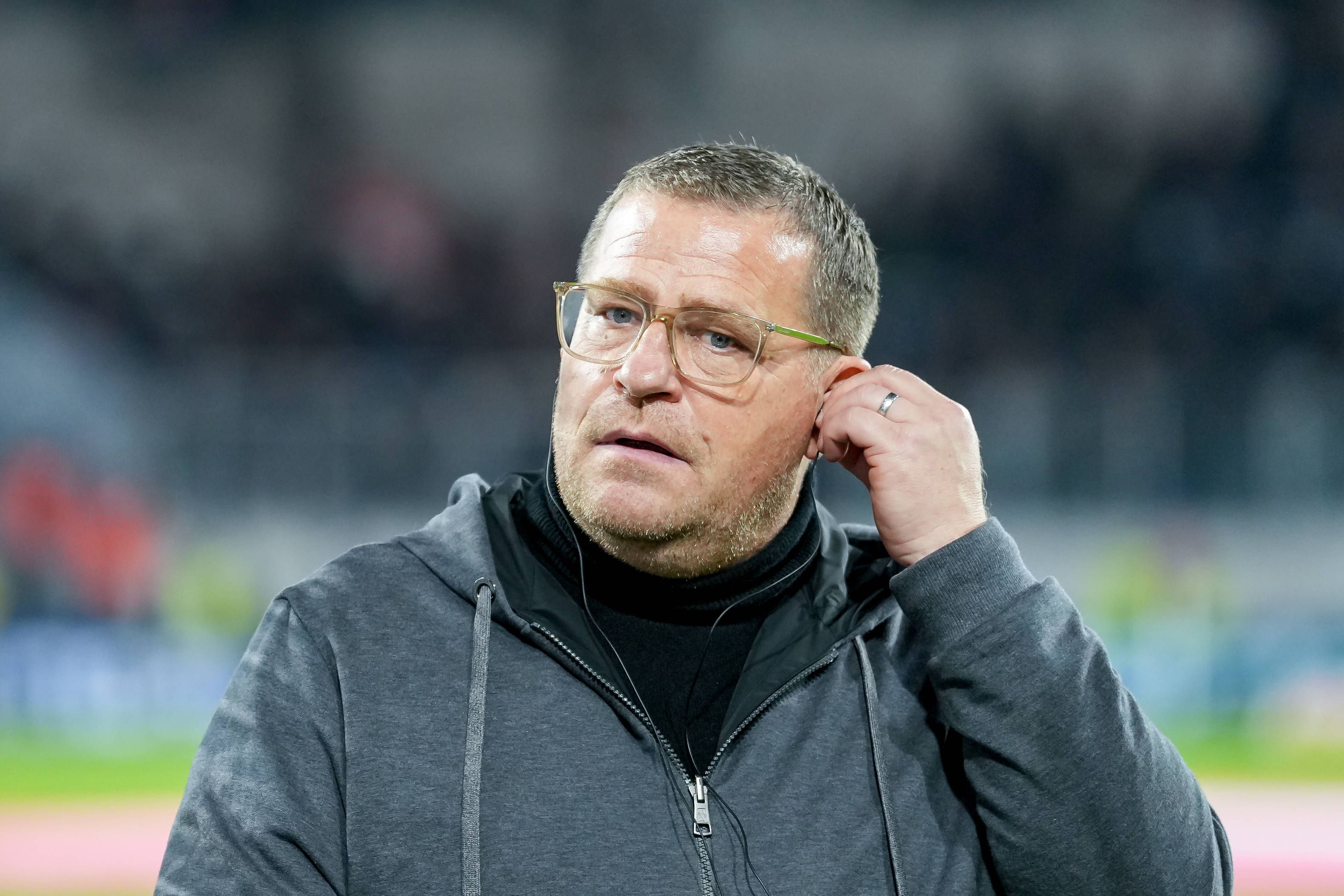 Max Eberl im Bundesliga-Spiel gegen den SC Freiburg.