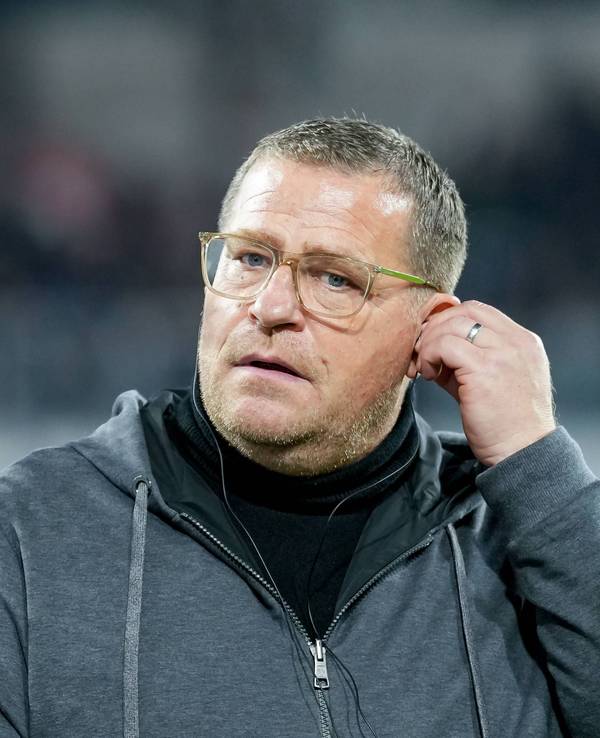 Max Eberl im Bundesliga-Spiel gegen den SC Freiburg.