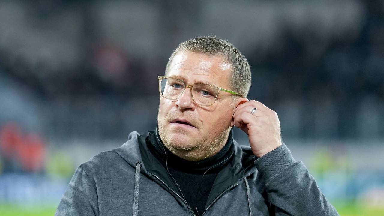 Max Eberl im Bundesliga-Spiel gegen den SC Freiburg.