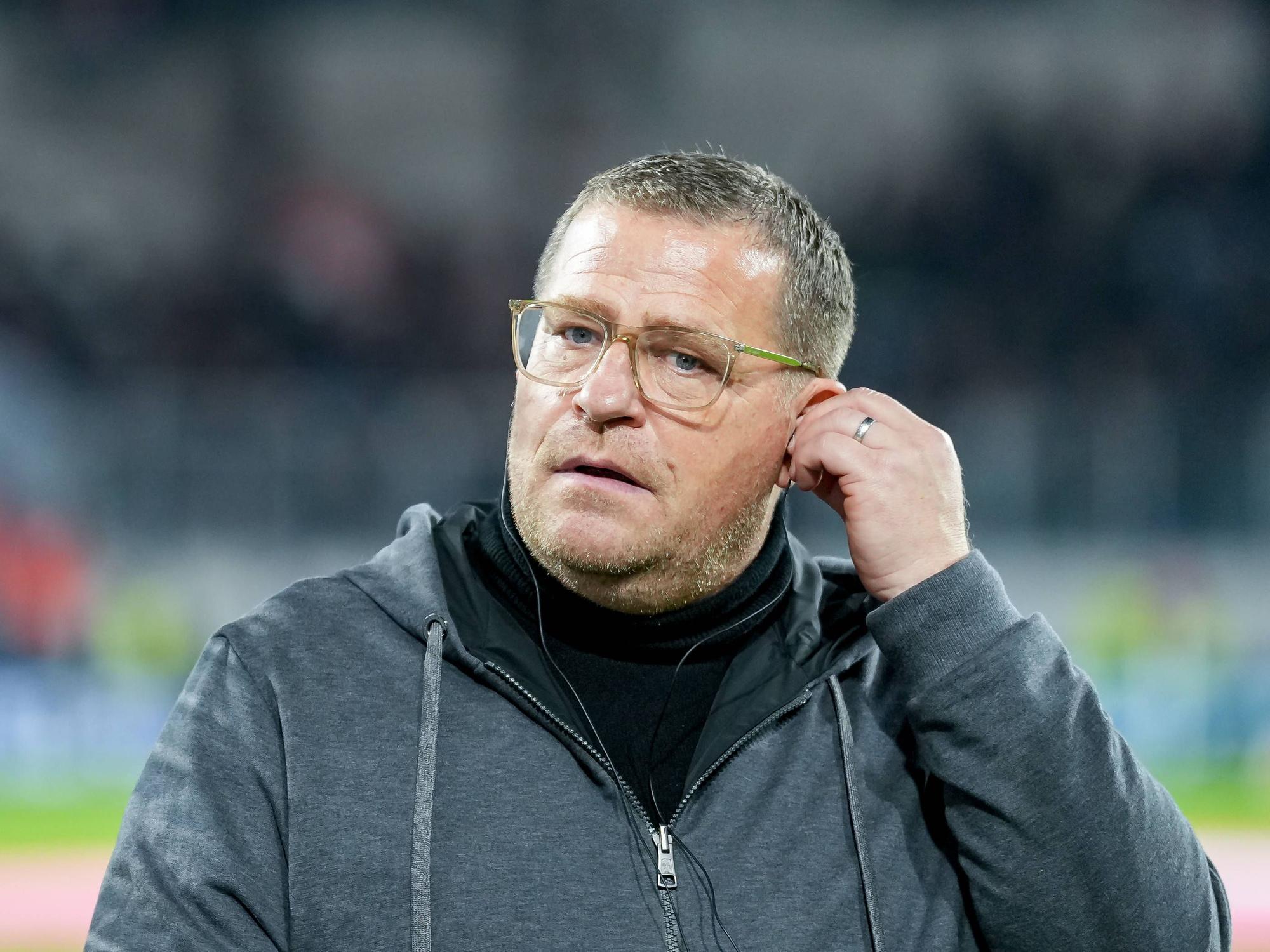 Max Eberl im Bundesliga-Spiel gegen den SC Freiburg.