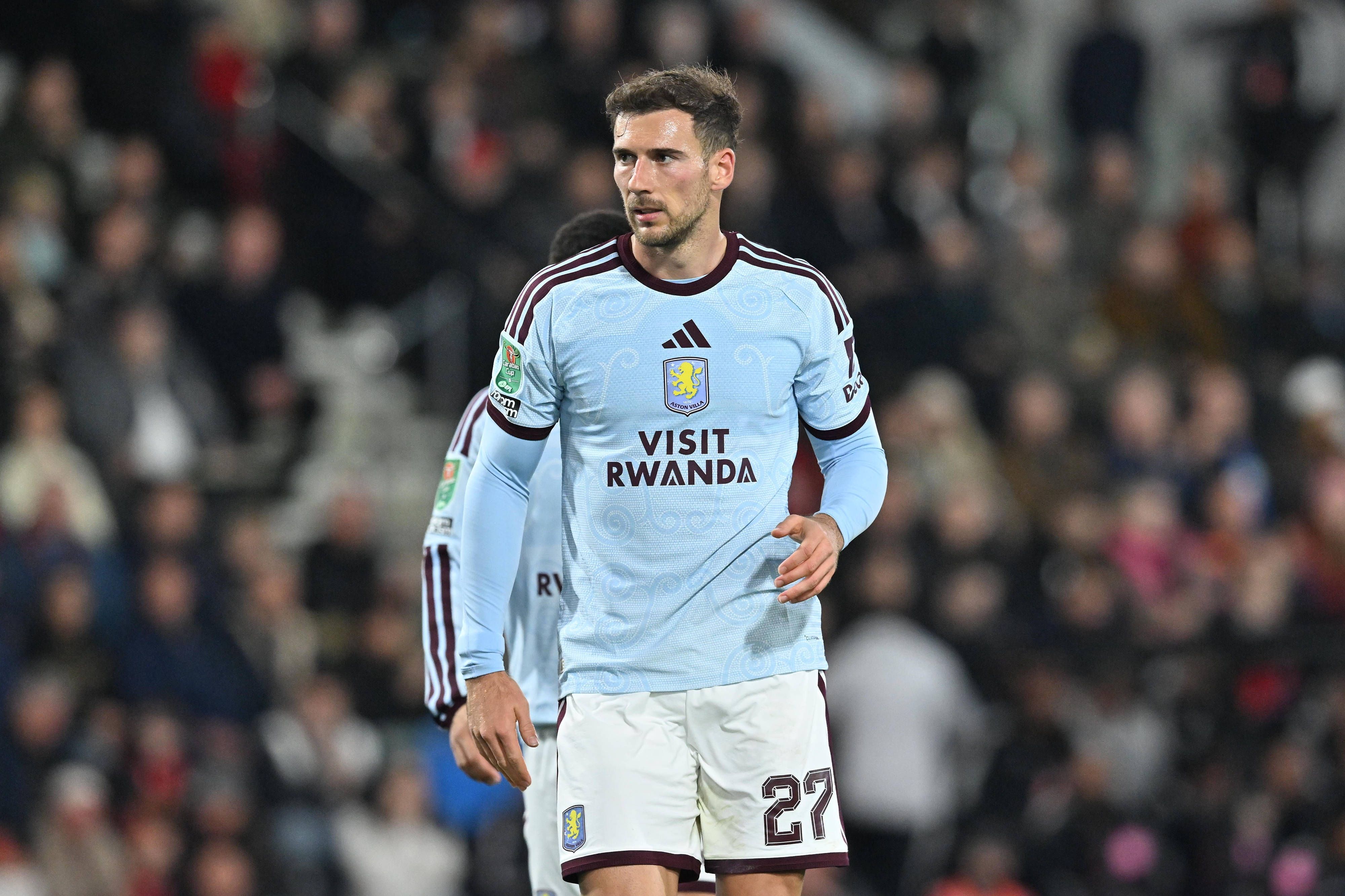 Leon Goretzka für Aston Villa im Einsatz.