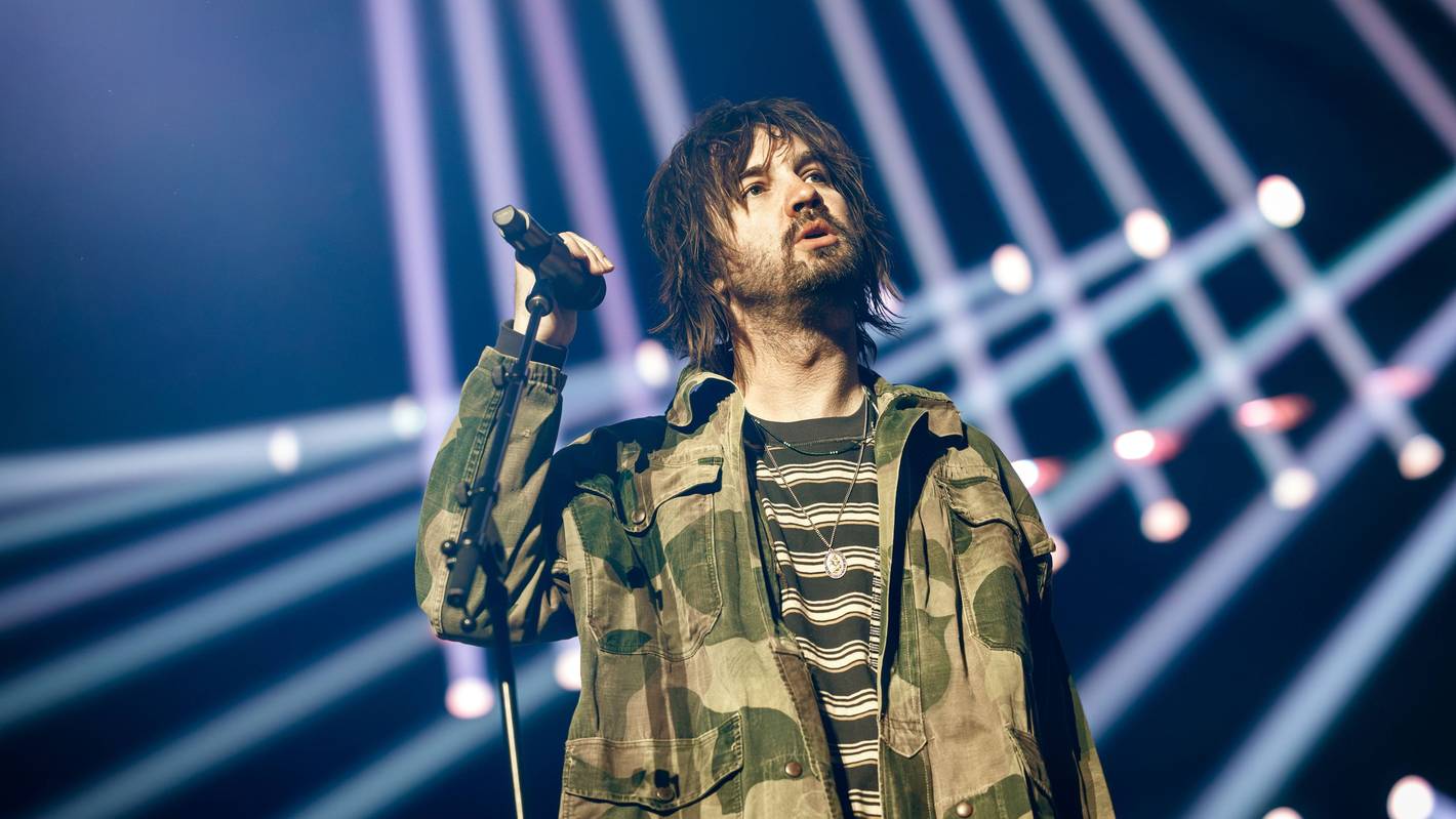 Tame Impala beim Auftritt auf der Bühne.