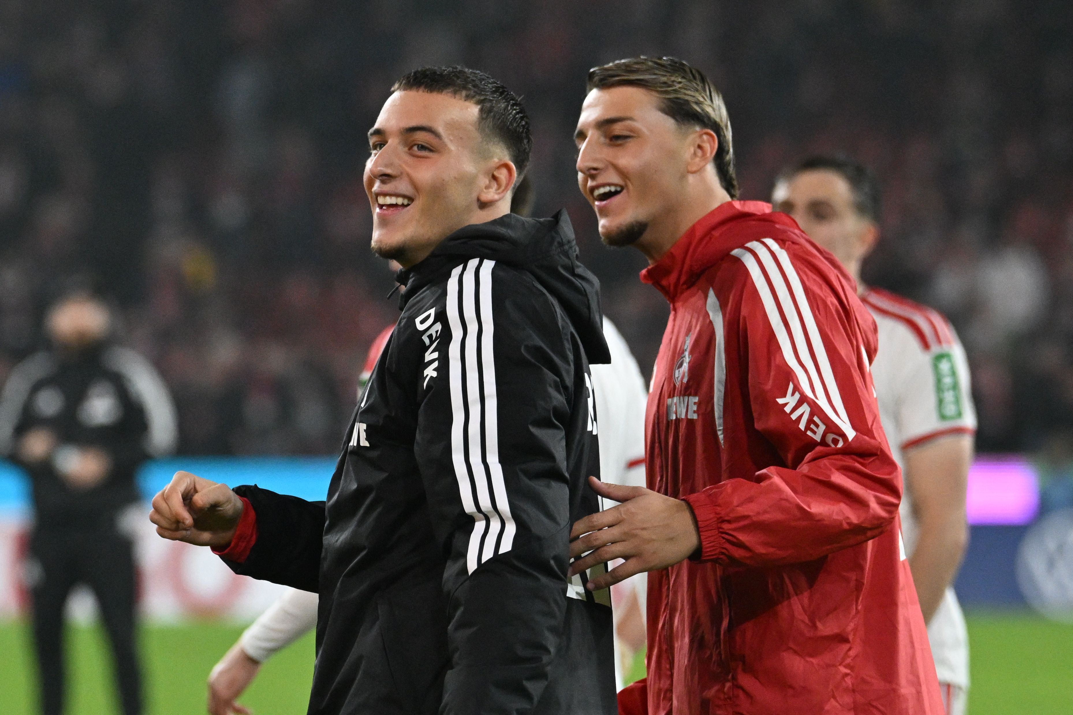 Said und Malek El Mala nach einem FC-Spiel.