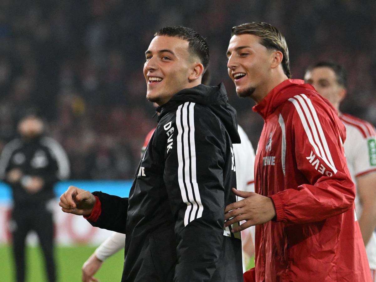 Said und Malek El Mala nach einem FC-Spiel.