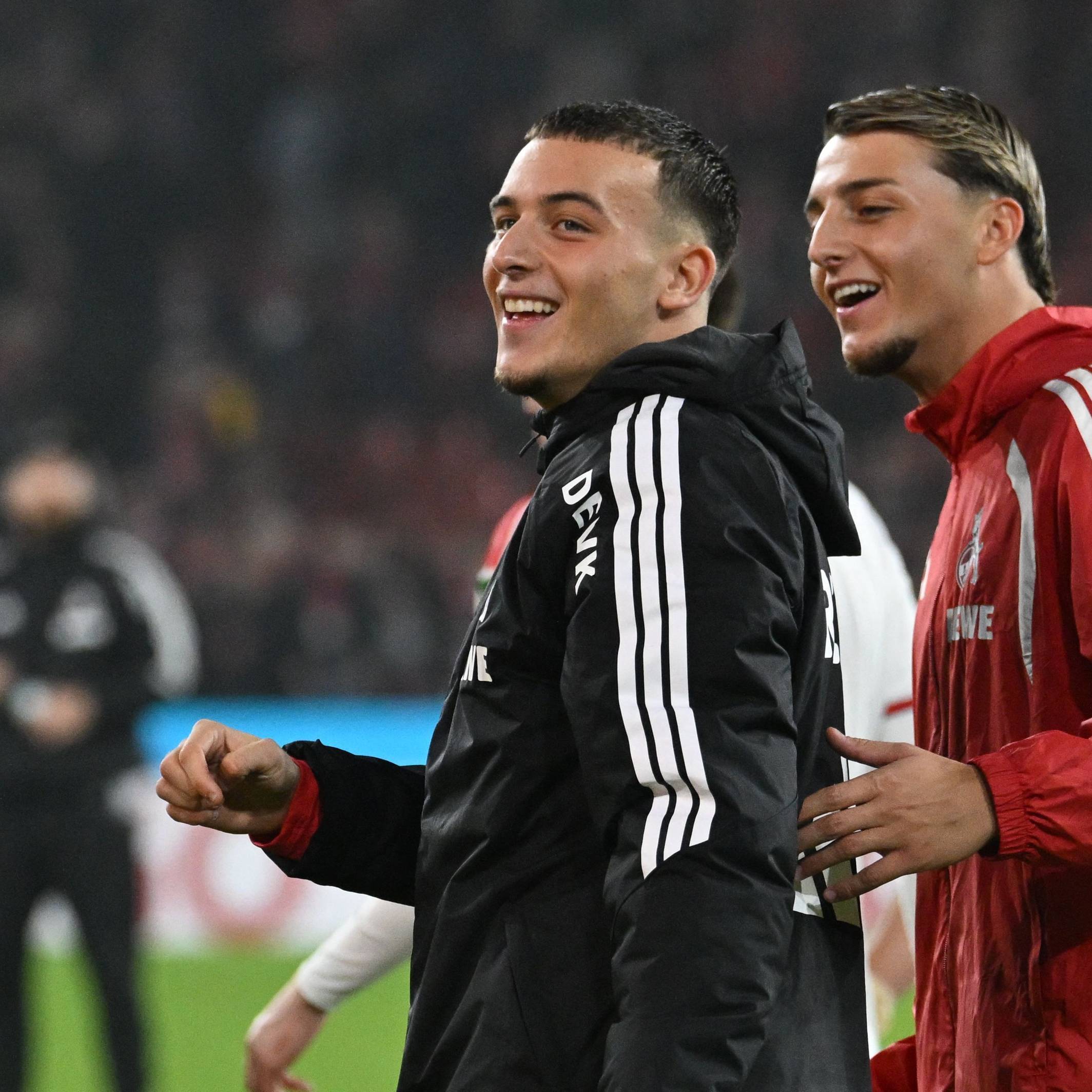 Said und Malek El Mala nach einem FC-Spiel.