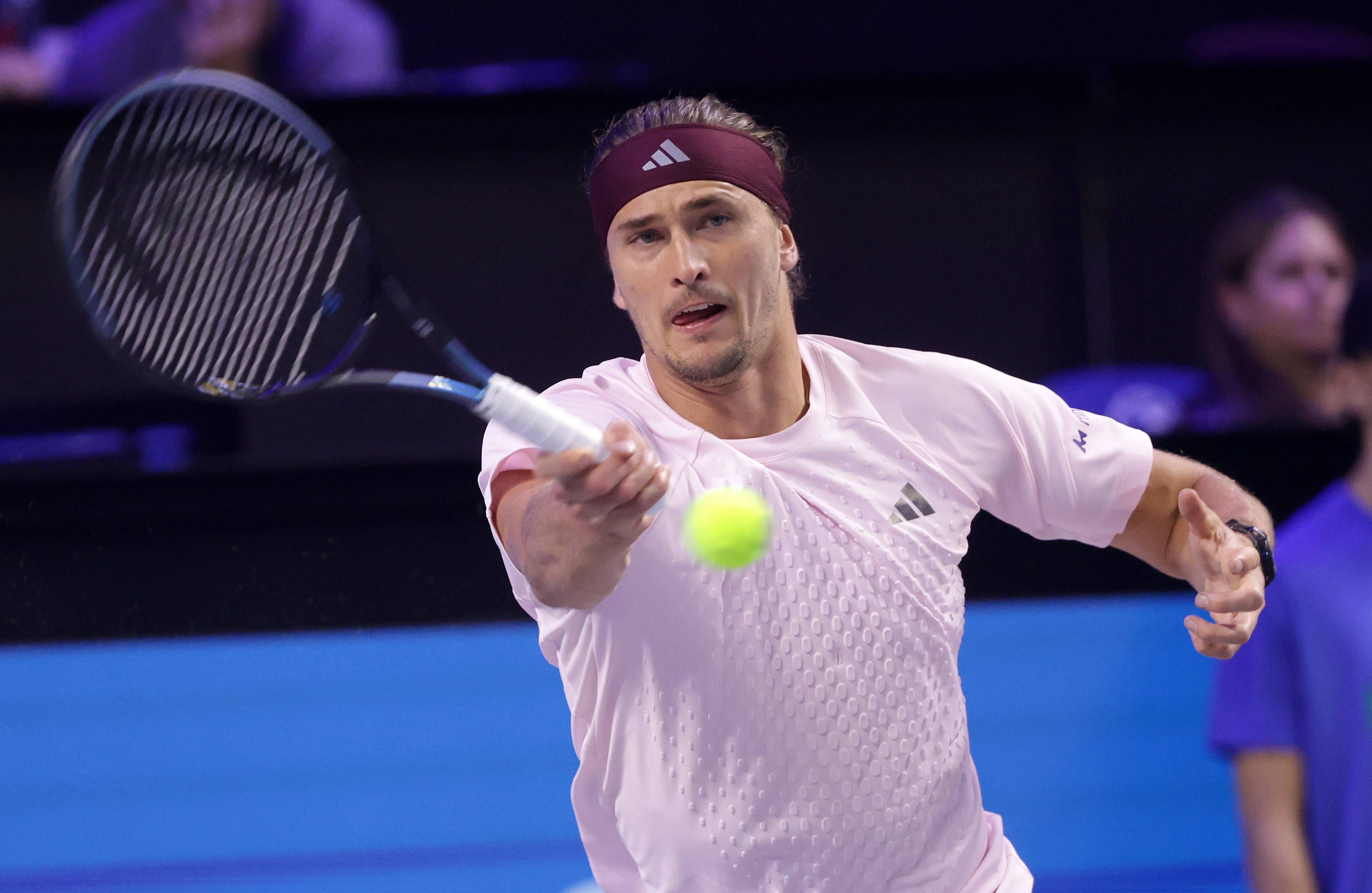 Alexander Zverev beim Schlag.