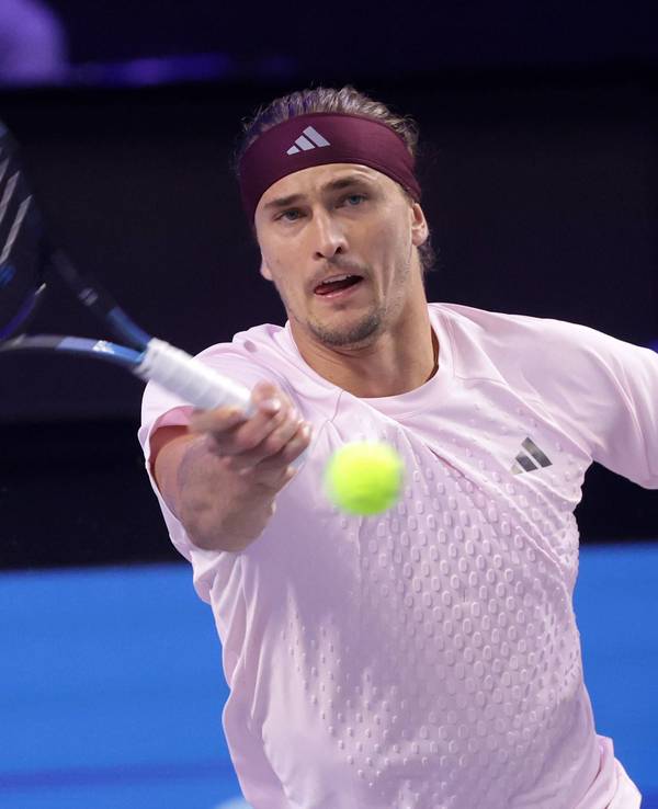 Alexander Zverev beim Schlag.