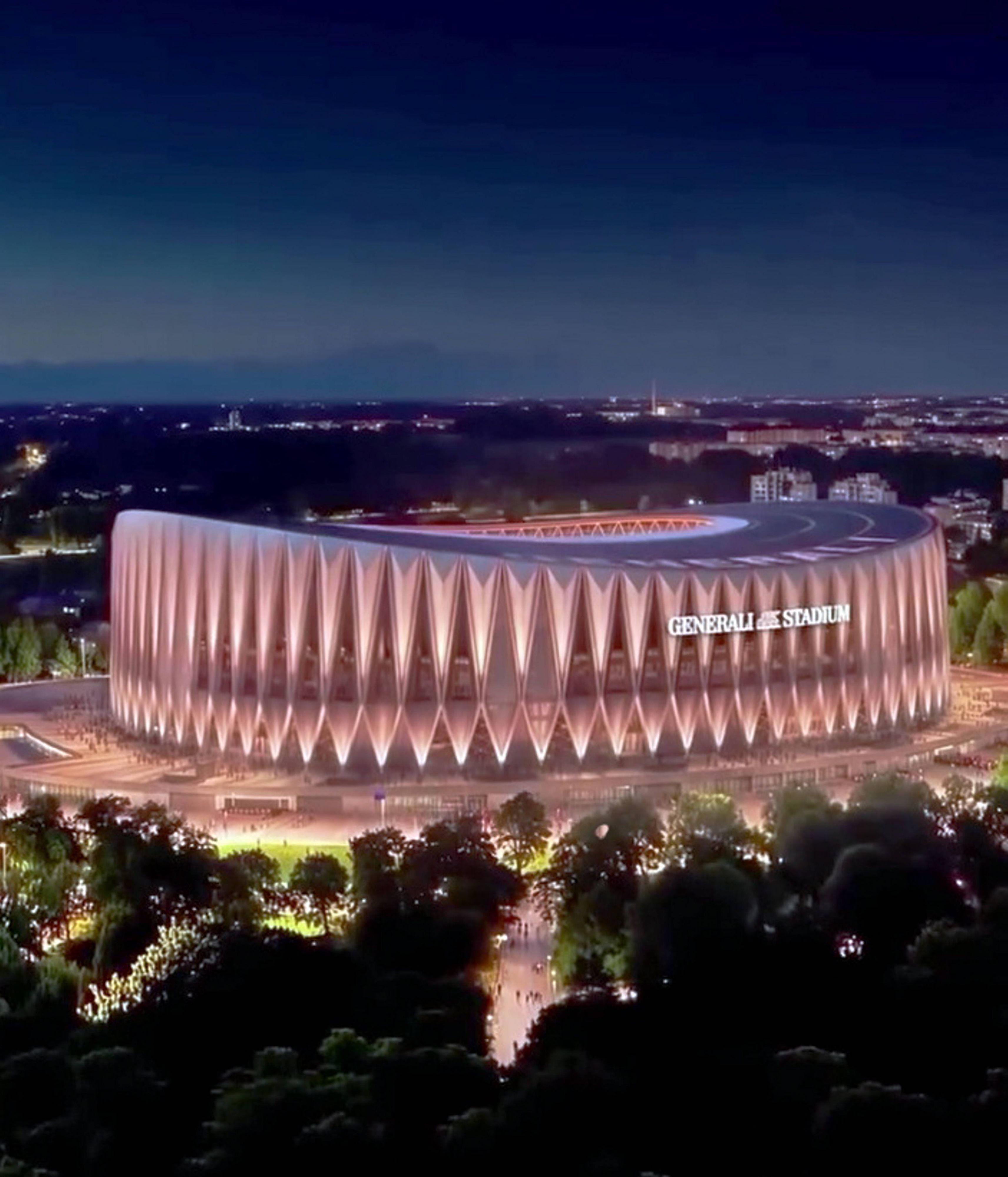 So soll das Generali Stadium in Mailand aussehen.