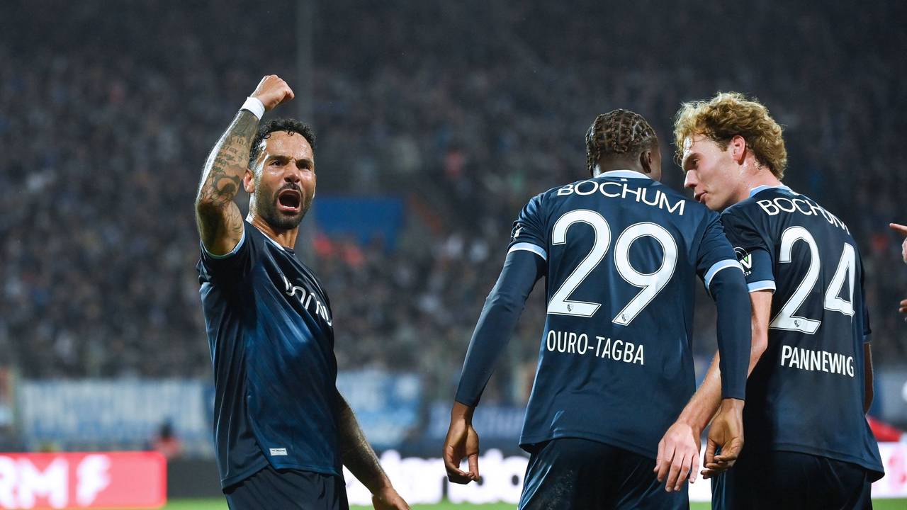 Jubel Sean Klaiber jubelt mit seinen Teamkollegen.