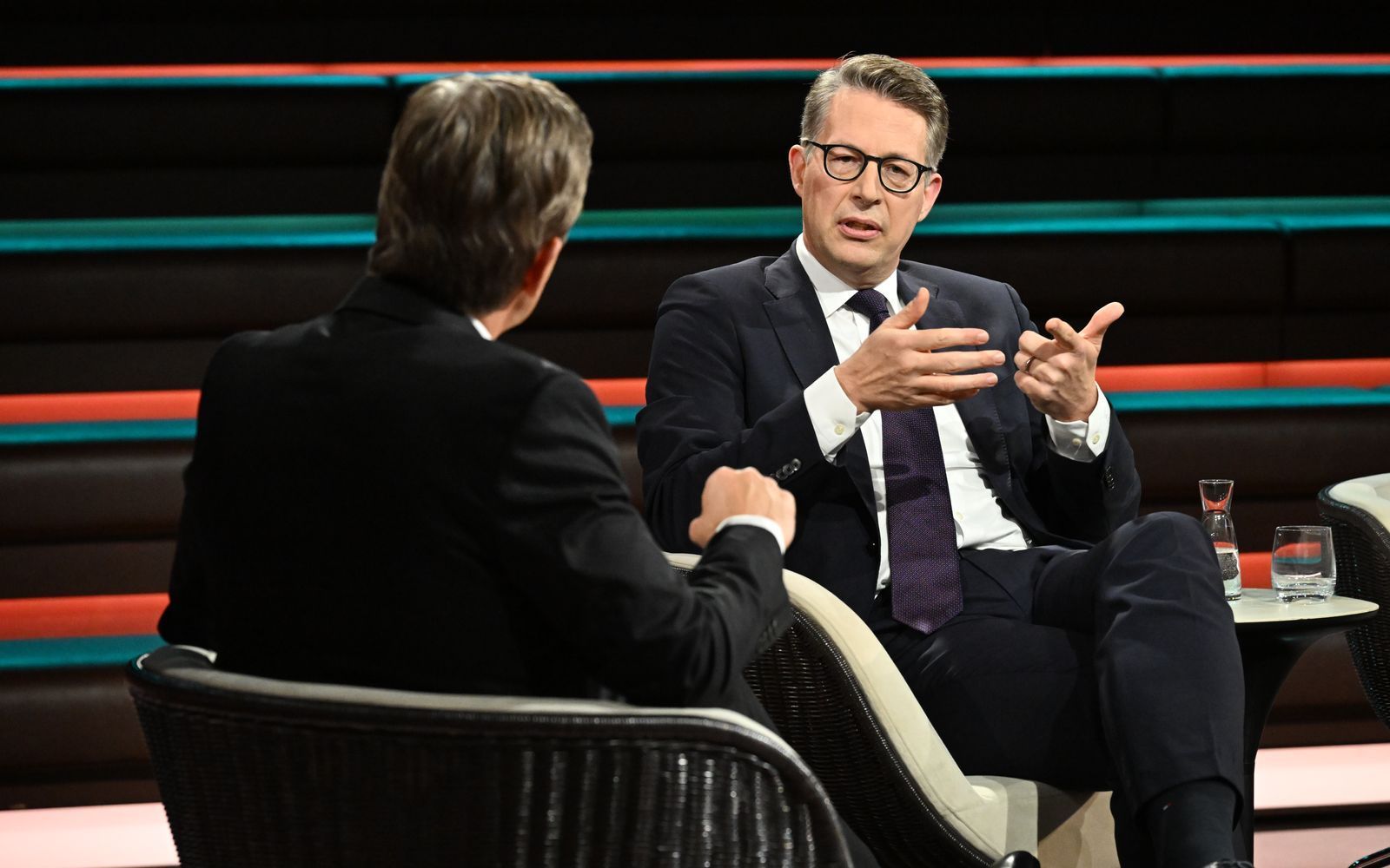 „Die Mitte ist ja insgesamt heute nicht mehr so attraktiv“, befand Markus Blume. (Bild: ZDF / Cornelia Lehmann)