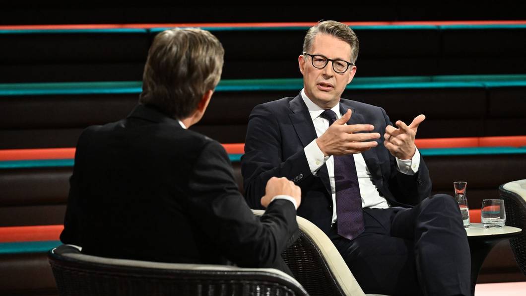 „Die Mitte ist ja insgesamt heute nicht mehr so attraktiv“, befand Markus Blume. (Bild: ZDF / Cornelia Lehmann)