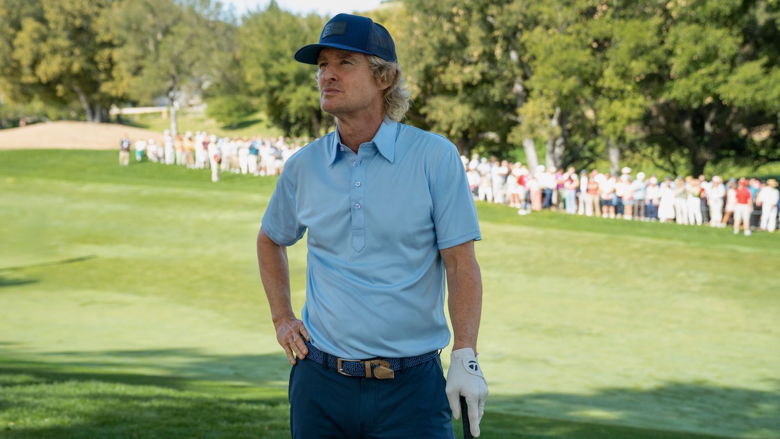 Owen Wilson spielt in der zweiten Staffel von „Stick“ abermals den abgehalfterten Profi-Golfer Pryce Cahill. (Bild: Apple TV/Jessica Brooks)