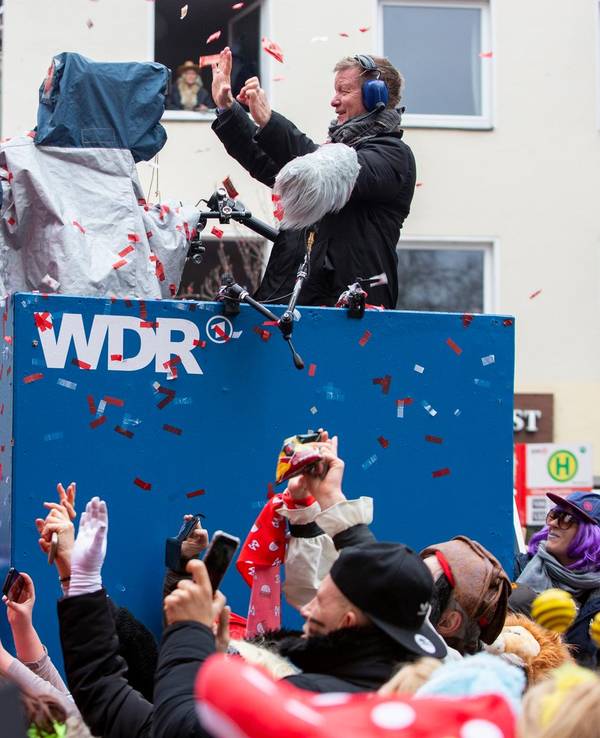 Rosenmontag in Köln mit dem WDR