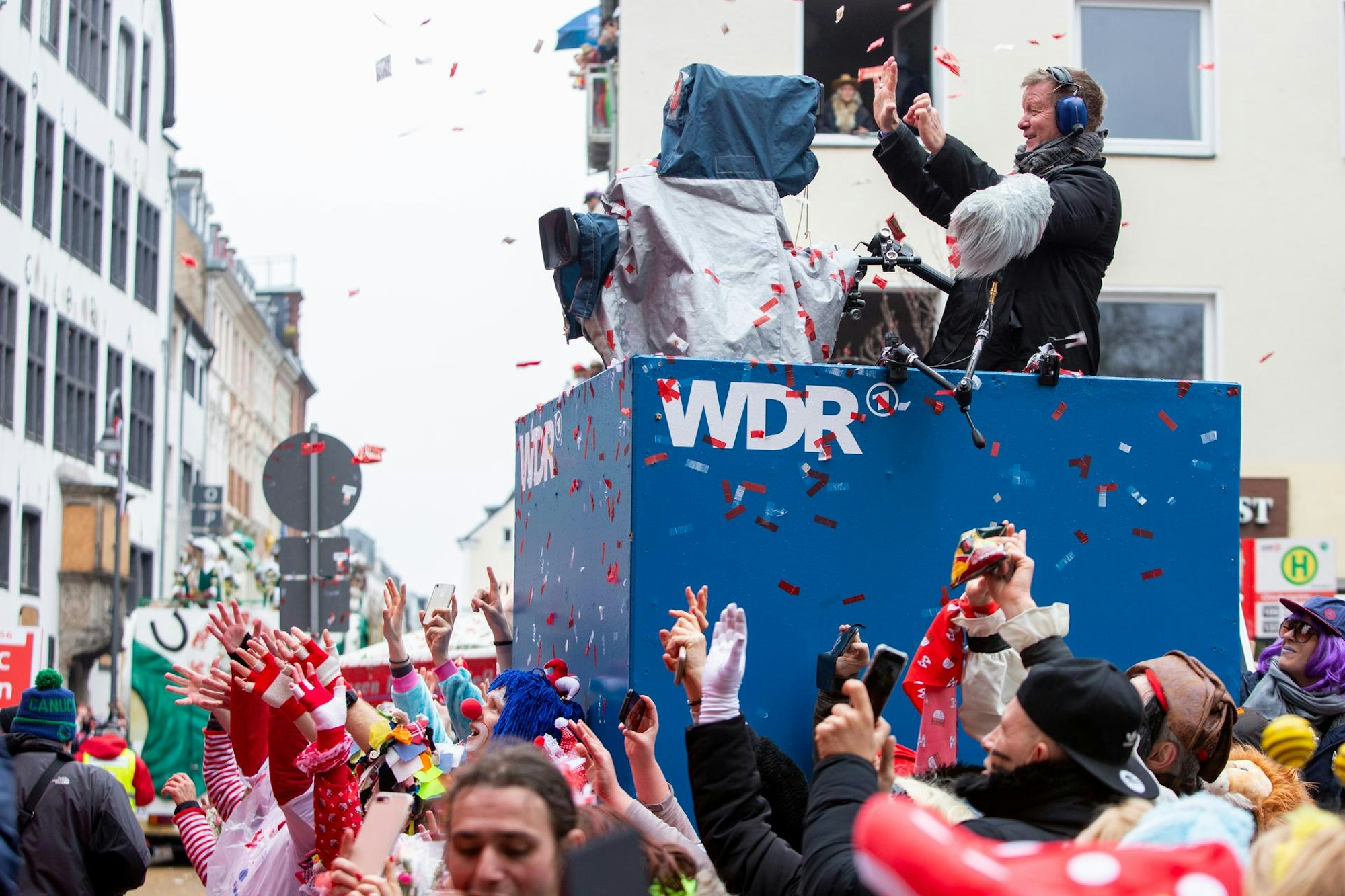 Rosenmontag in Köln mit dem WDR