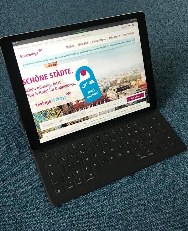 iPad Pro Eurowings