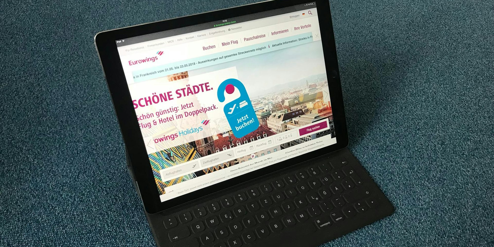 iPad Pro Eurowings