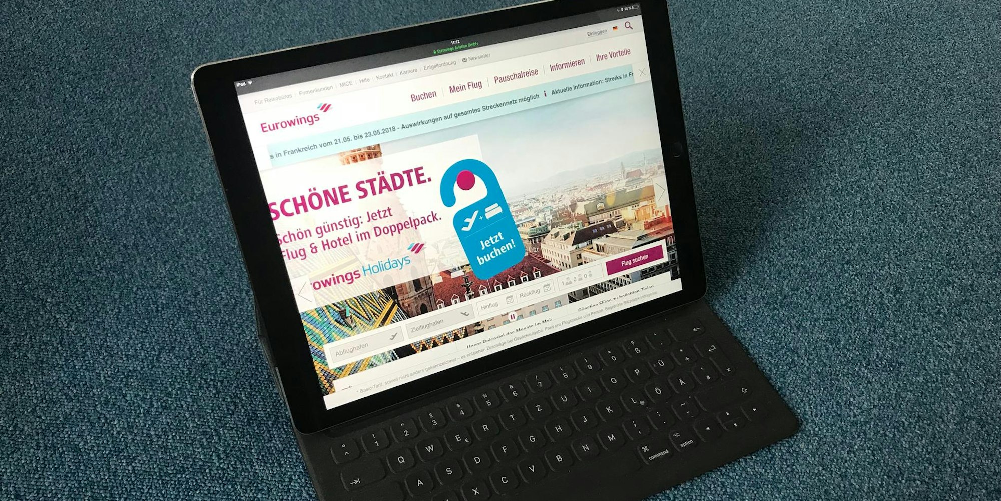iPad Pro Eurowings