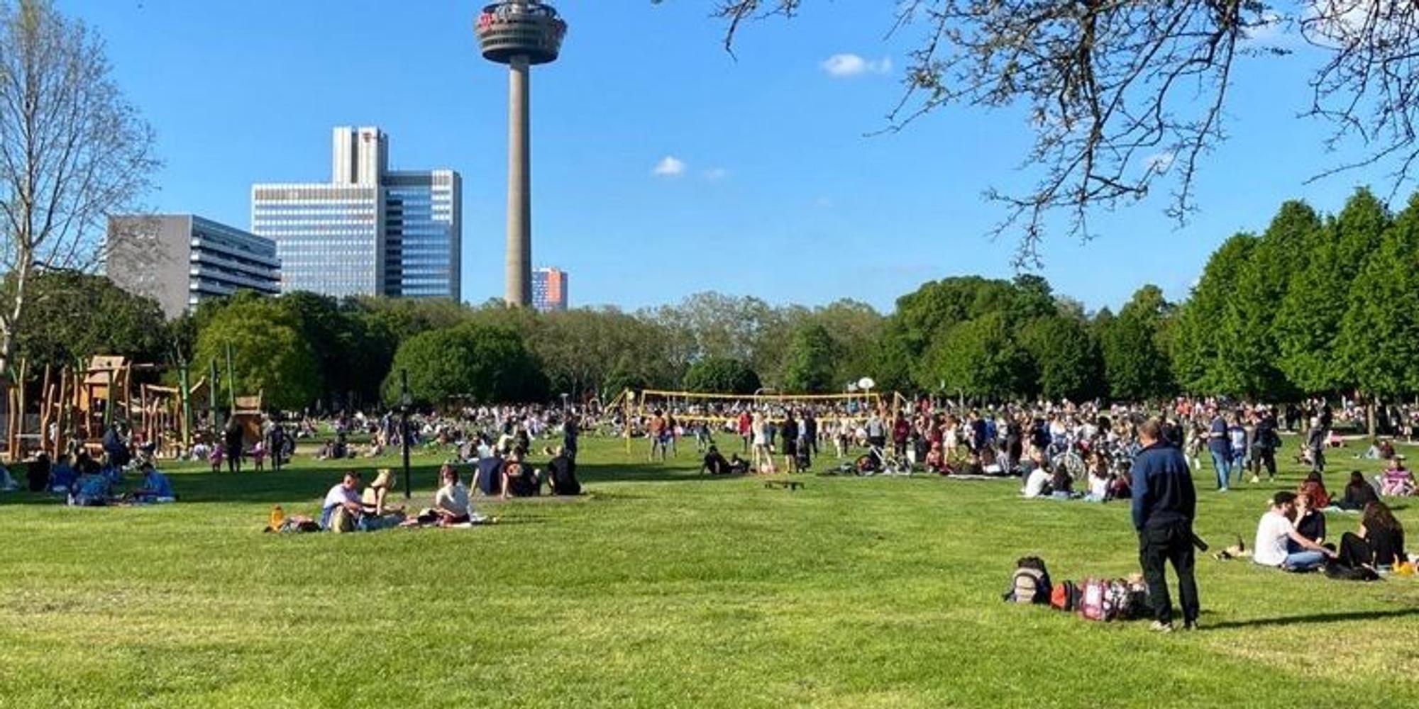 Köln Grüngürtel Versammlung