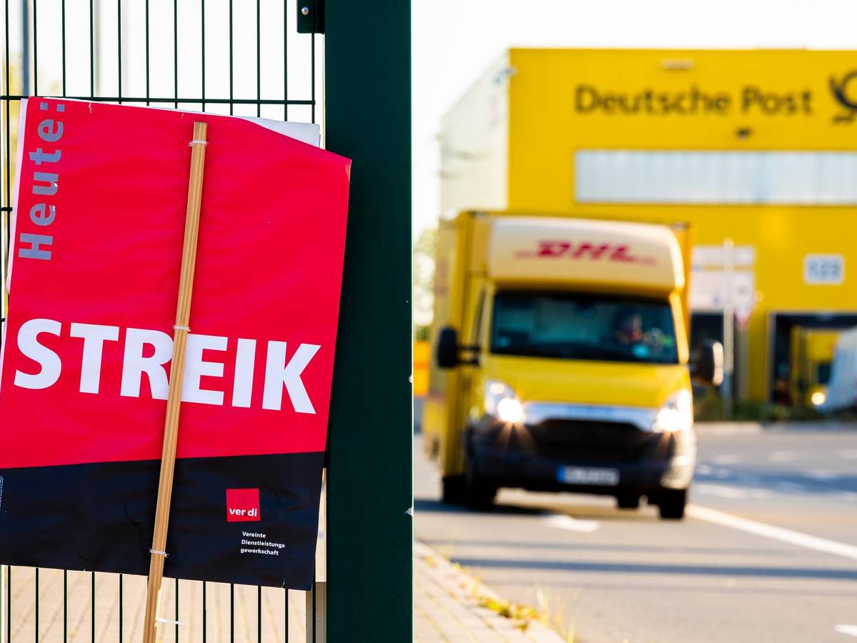 Verdi-Streik bei der Post
