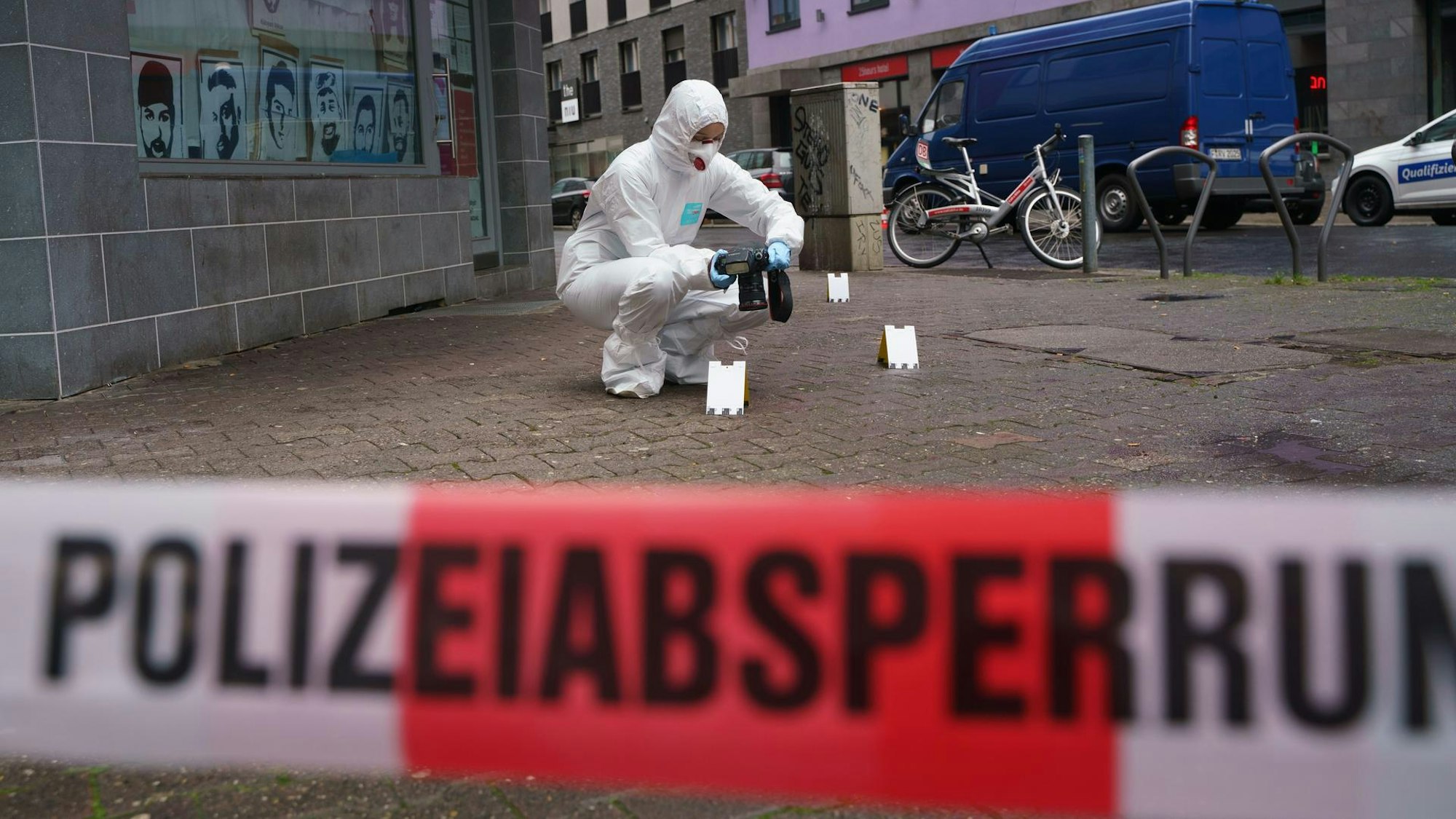 Spurensicherung nach Messerattacke