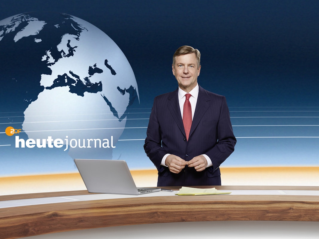 Claus Kleber im heute-journal-Studio (Archivfoto): über seine Anmoderation zur CDU-Krise reagierte ein CDU-Mann wütend.