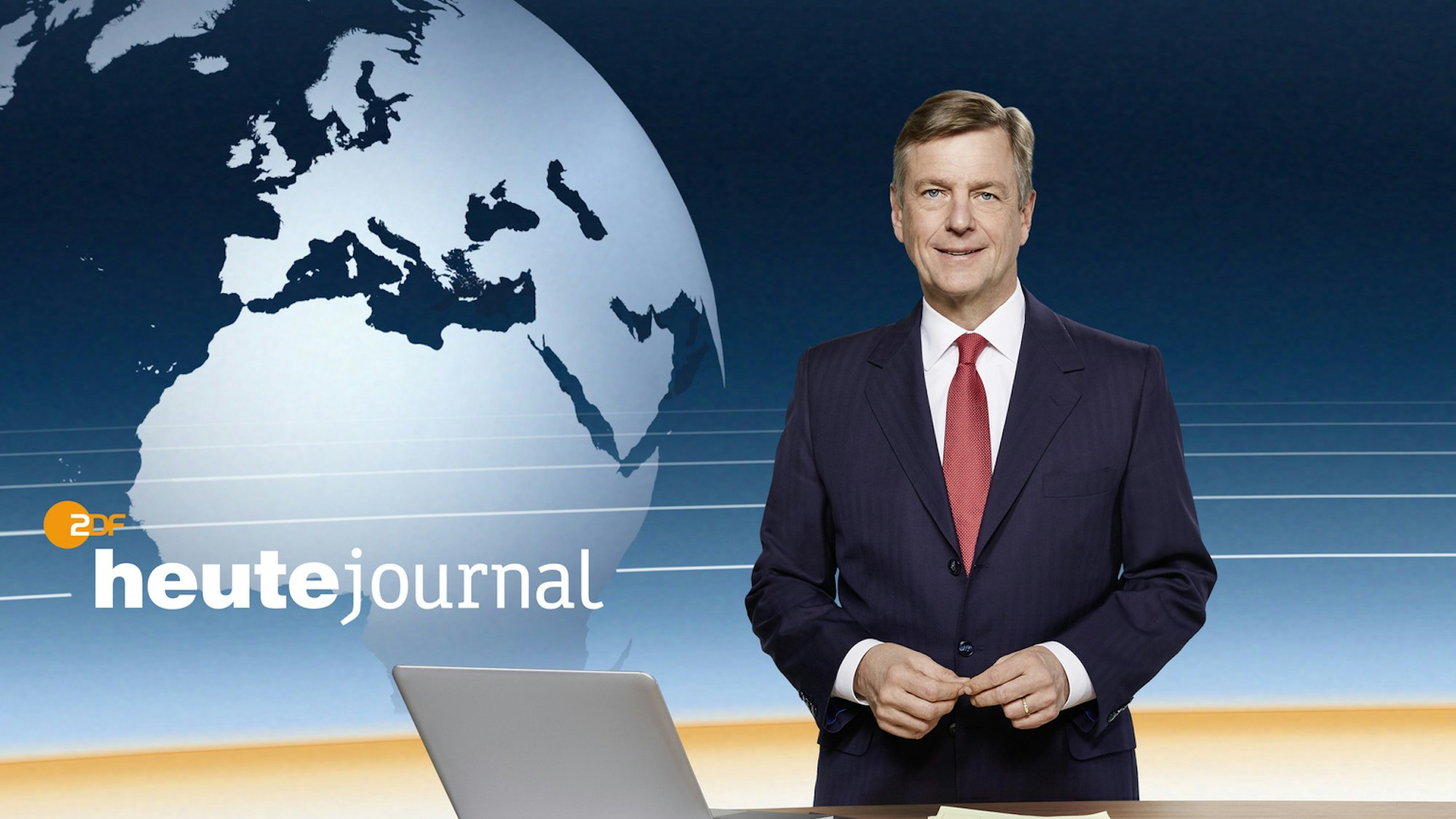 Claus Kleber im heute-journal-Studio (Archivfoto): über seine Anmoderation zur CDU-Krise reagierte ein CDU-Mann wütend.
